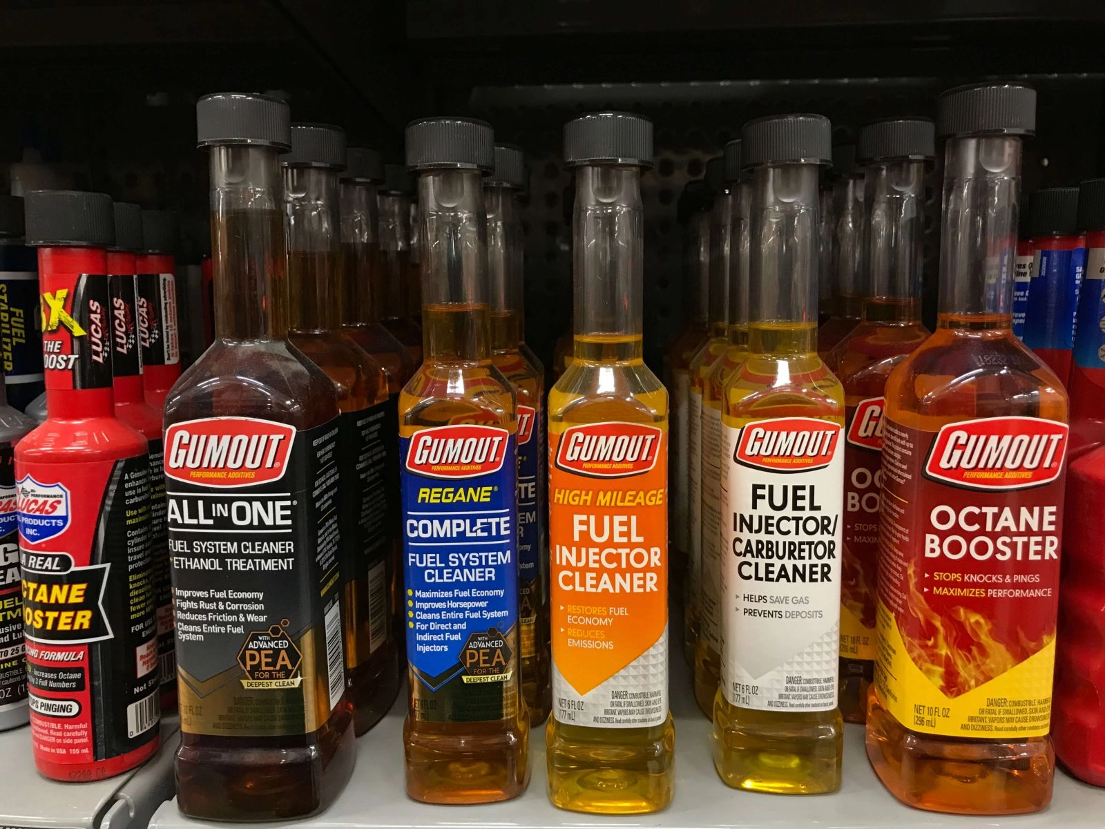Fuel Injector Cleaners On Display