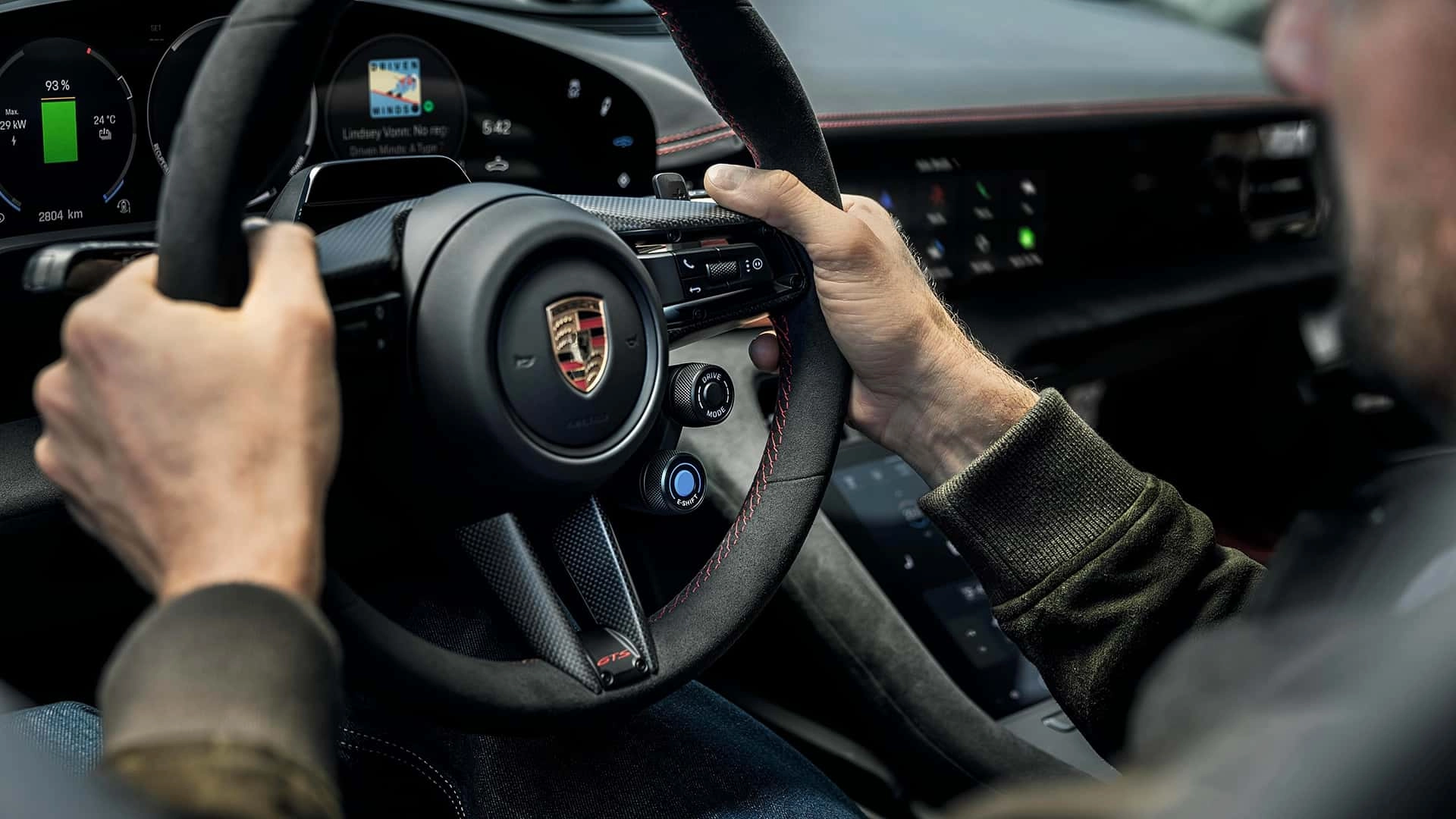 Porsche taycan gts con e shift